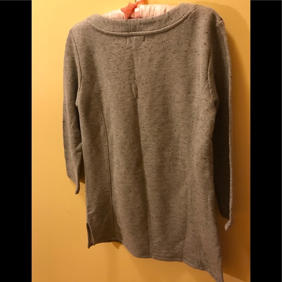 LIZ Claiborne Weekend NWT  KANGAROO POCKET TUNIC - Picture 3 of 8